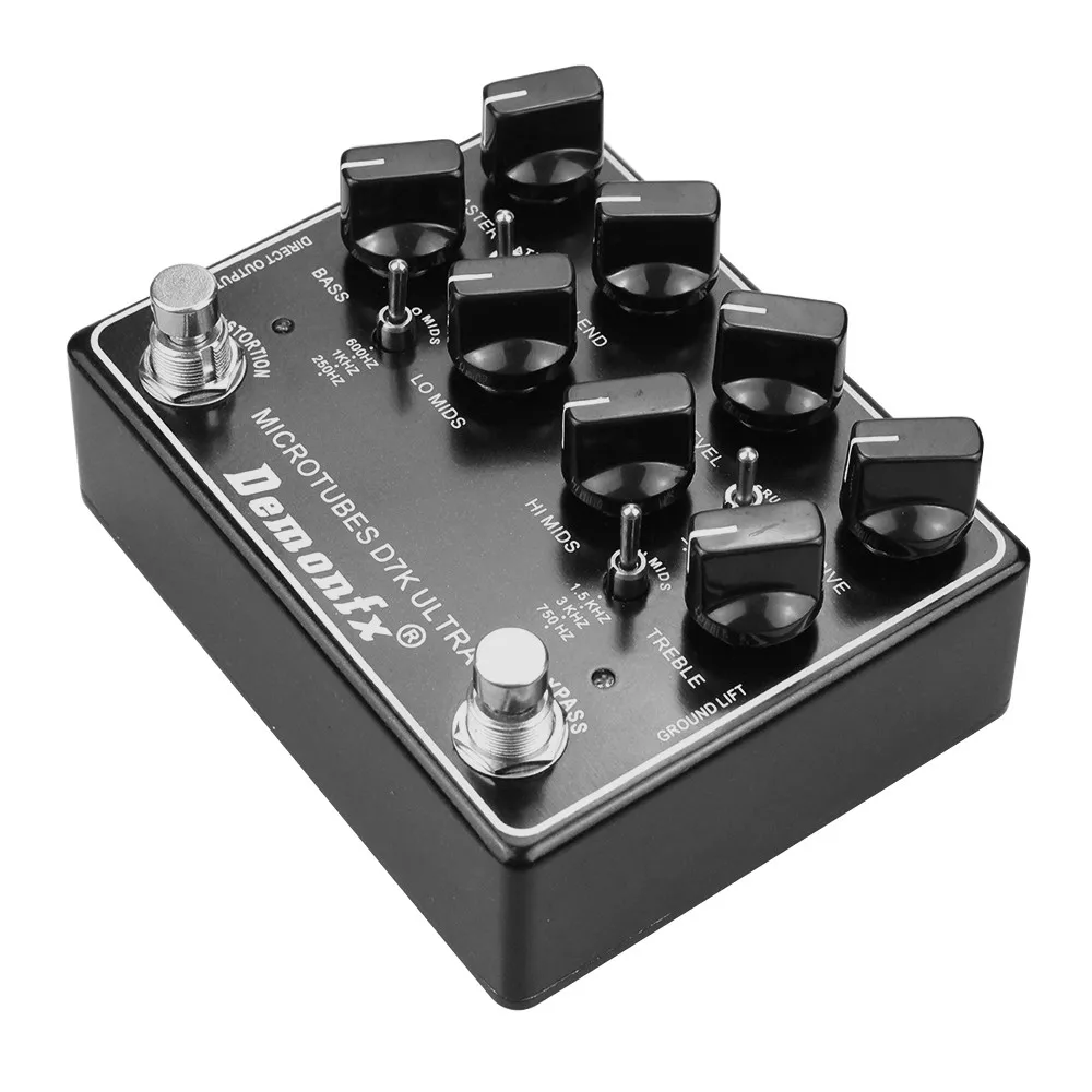 DemonFX-Bass Preamp Pedal, High Quality, Microtubes D7K Ultra V2