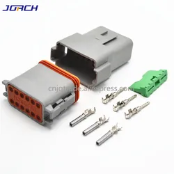 5 Sets 12pin Deutsch DT Waterproof Male Female Electrical Connector plug DT04-8P DT06-8S with terminals