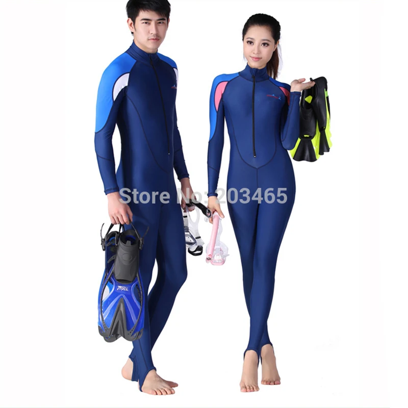 Lycra Swim stinger suit Dive Skin Snorkeling Surf Waterski anti-uv wear Diving Suit for Men or Women DSP01 UPF 50+