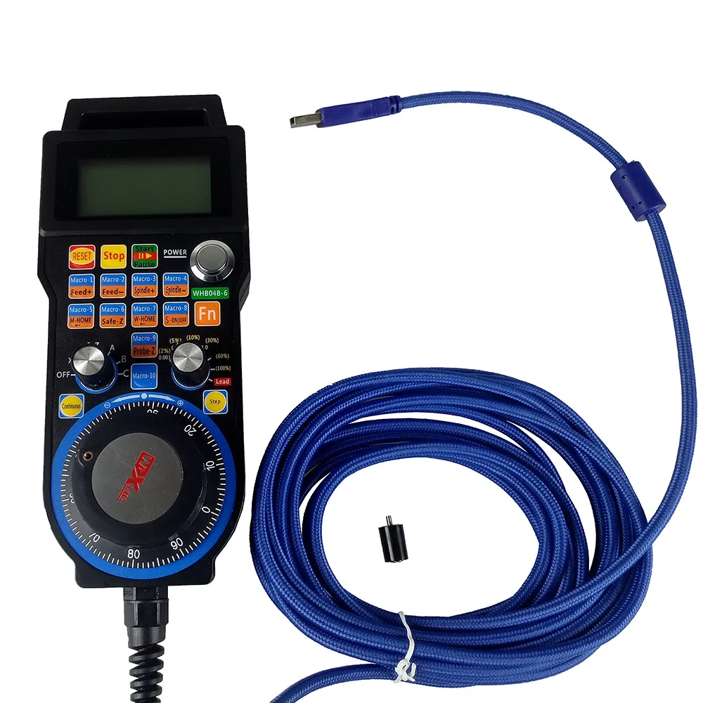 CNC Mach3 Wired MPG 4/6 Axis（Optional） Pendant Handwheel WHB04B For Milling ＆ Engraving Machine