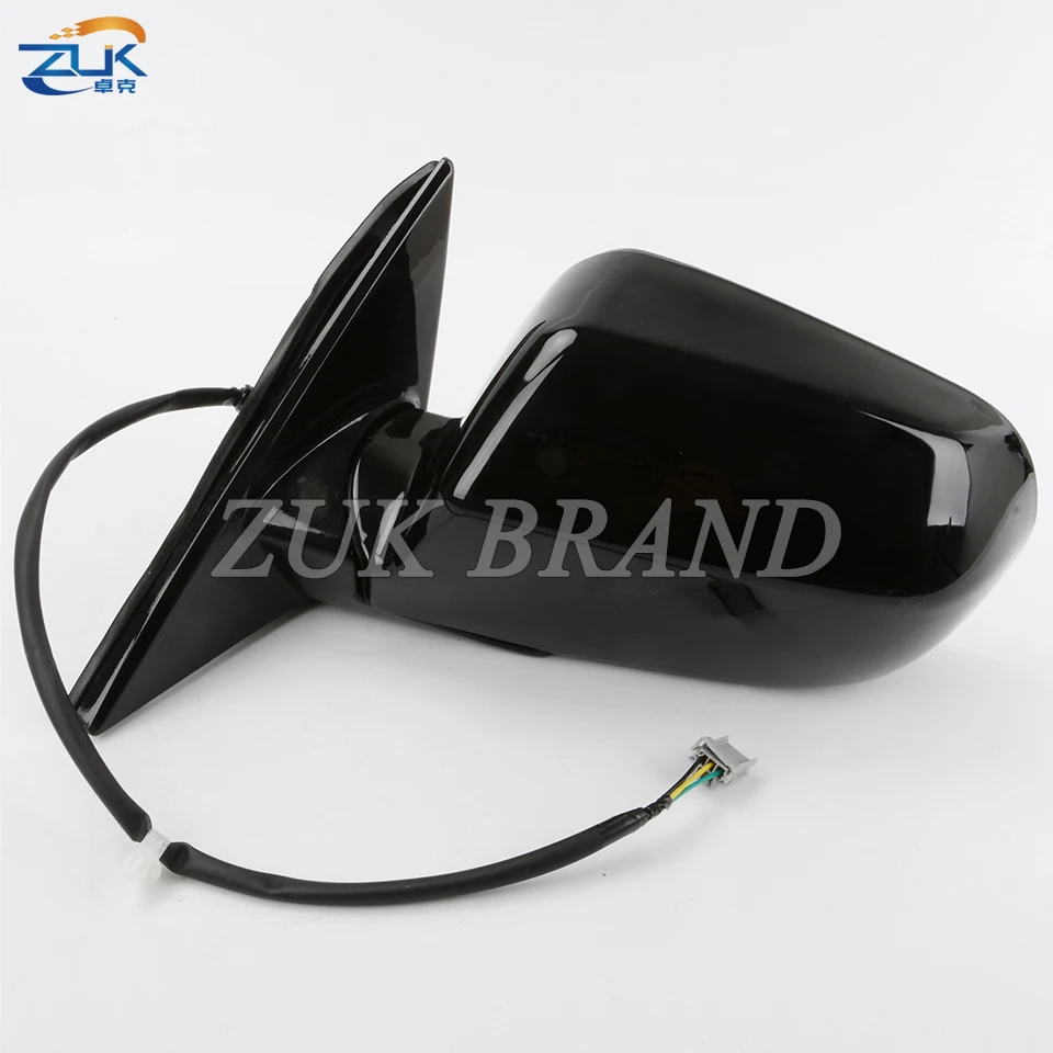 ZUK Car Exterior Rearview Door Mirror Assy For HONDA ACCORD 1998 1999 2000 2001 2002 CF9 CG1 CG5 Black Color 3-PINS 3-WIRES