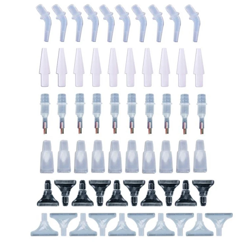 4/10/13 szt. Wymienne końcówki do haftu punktowego do malowania 5d do mocowania artykuły rzemieślnicze narzędzi