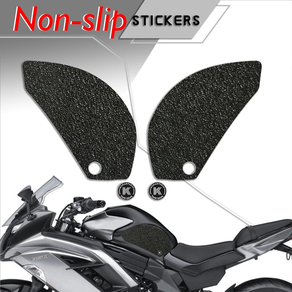 

Motorcycle tank grip fuel tank traction pad side knee grip friction protector sticker for KAWASAKI 12-16 ER-6F 12-16 ER-6F ABS