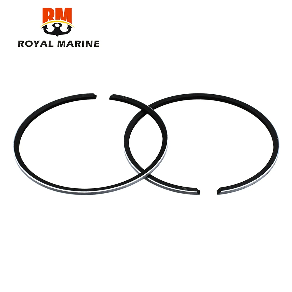 6F5-11610-20 Piston Ring Set +0.5 (Std) 78.5mm for yamaha 40HP E40GMH 40GWH outboard 2 storke 6F5-11610 6F5-11610-20-00