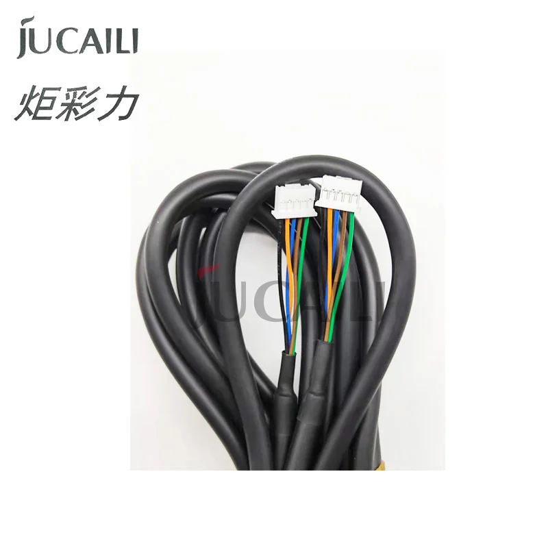 Jucaili-cable de señal largo de 5 pines para impresora Epson xp600/dx5/dx7, cabezal para placa Senyang, ecosolvente/UV