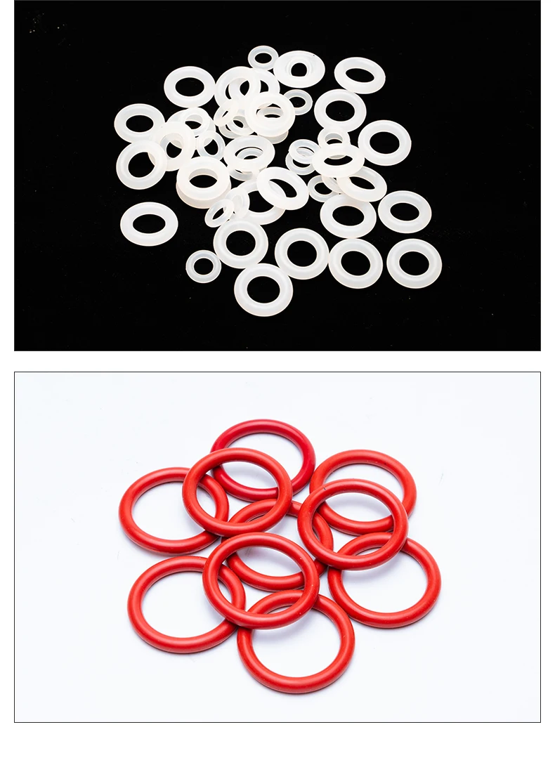 WD CS 5mm Außendurchmesser 15mm - 465mm Silikon-Gummi O-Ring VMQ Dichtungsringe Reparatur-Skelett-Dichtung O-Ring-Unterlegscheibe – Detail 7