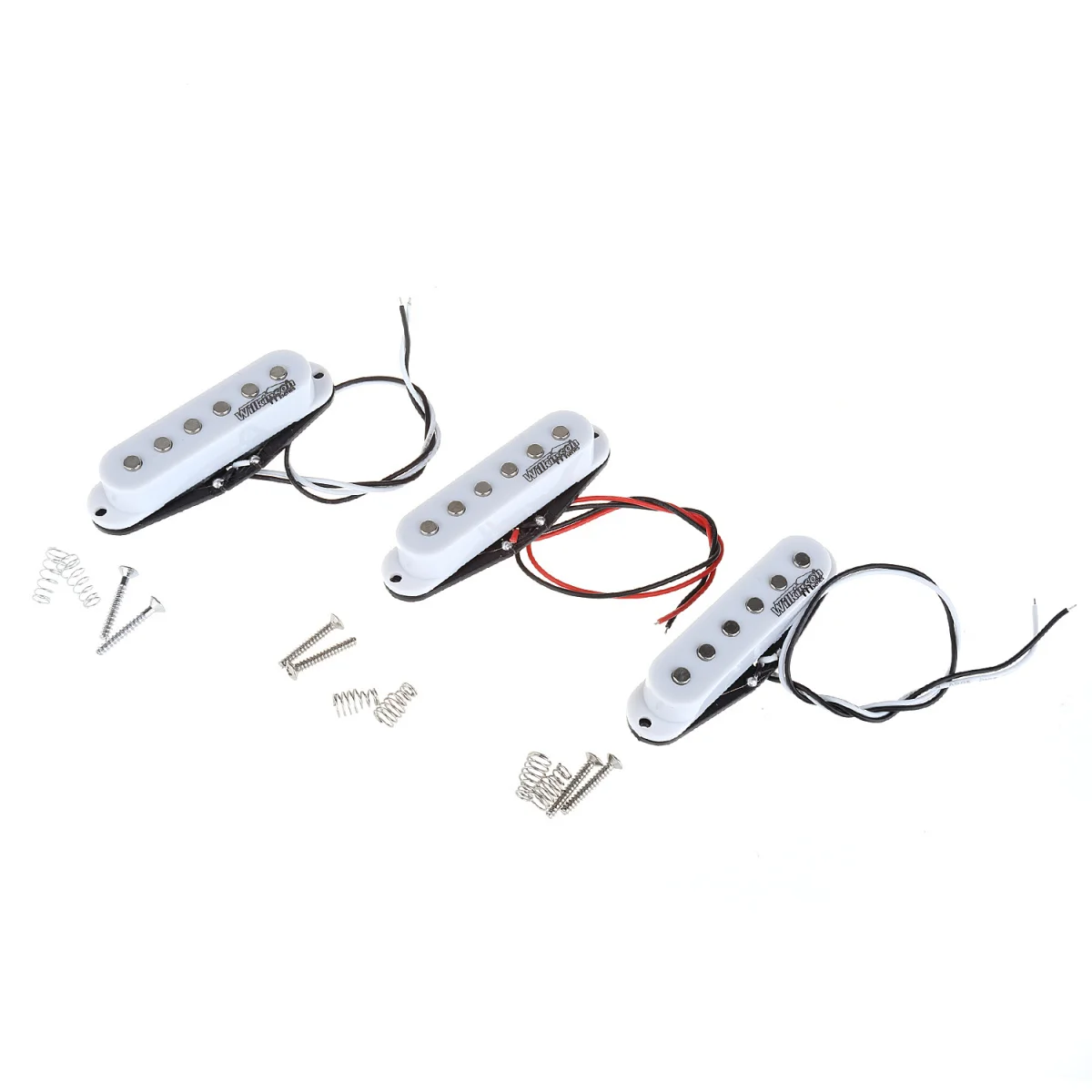 

Wilkinson High Output Ceramic Single Coil Pickups Set for Strat Style Guitar, White