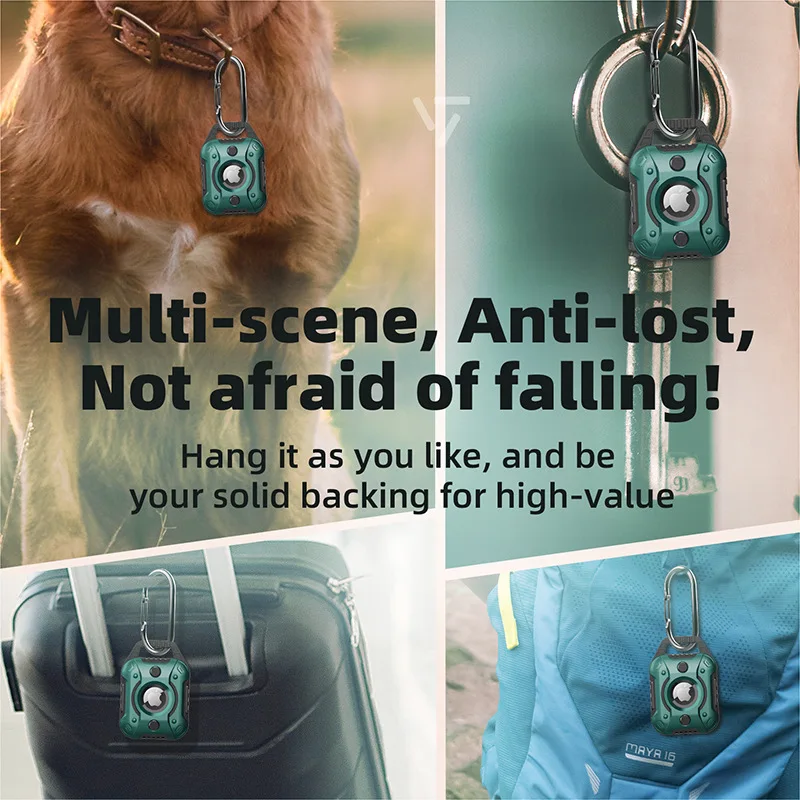 Оригинальный чехол для Airtag из ТПУ, противоударный чехол для Apple AirTag, чехол для брелока с трекером местоположения, с защитой от потери