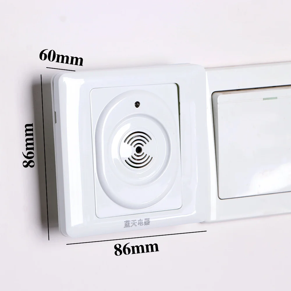 Smart 220V Sound Light Control Switch Time Delay Wall Switch Wall Mount Energy-Saving Wall Pad For Home Product Dropshipping