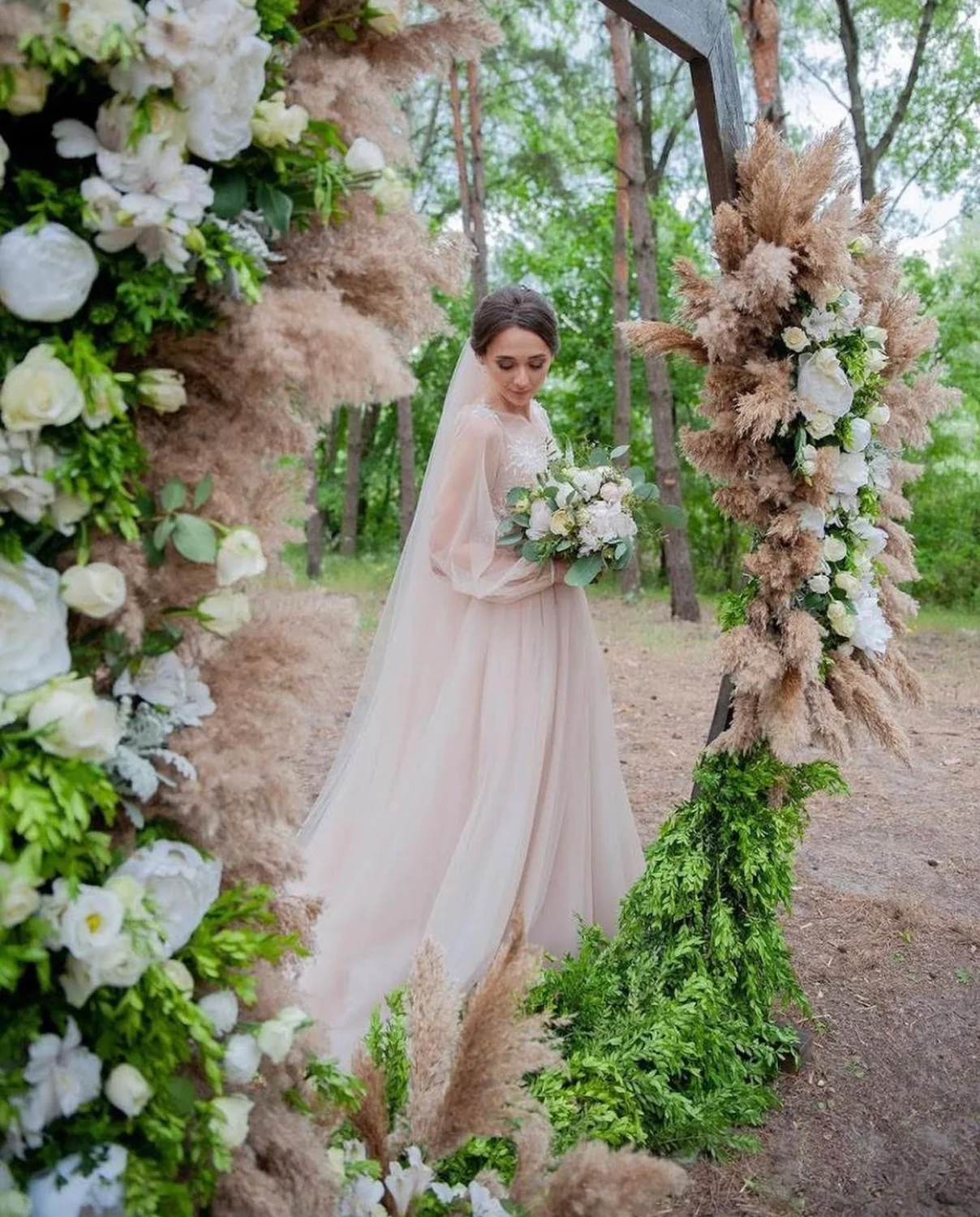 Boho vestido de casamento a linha o pescoço lanterna manga ilusão tule rendas apliques lantejoulas trem varredura vestido de noiva novo personalizado