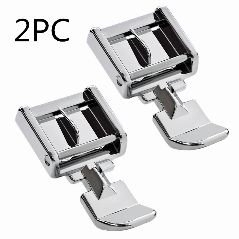 Single Sides Metal Zipper Presser Foot Feet For Household Snap-on Sewing Machine Brother Singer Janome 5BB5425