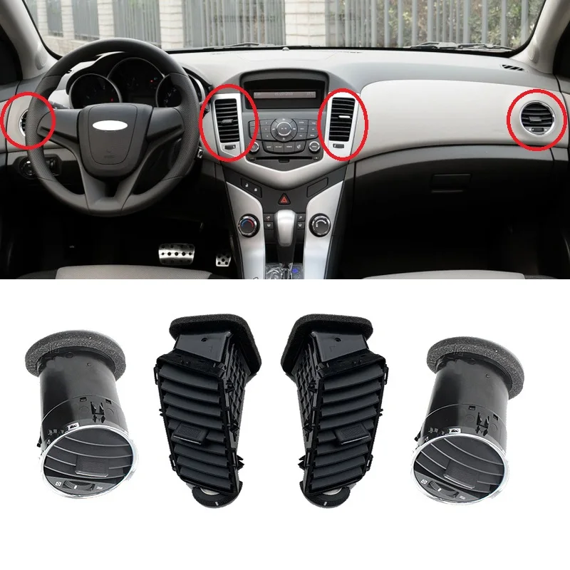 Roavia Air Conditioner Outlet Cover Shell Vents For Chevrolet Cruze 2009 2010 2011 2012 2013 2014 Air Conditioning Outlet Vents