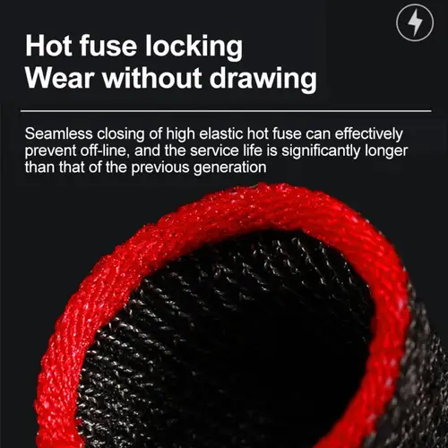 Imagen 2 del producto 1 par = 2 uds. Mangas para dedos para juegos de teléfono, guantes con controlador de mano, antisudor, transpirables, sin costuras, cubierta para dedos con pantalla táctil