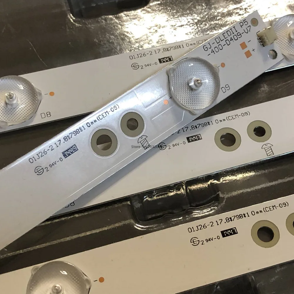 Strip LED untuk 40PFT5300 40PFT5655 40PFH4309 40PFH4009 40PFH4509 40PFH4101 40PFH5500 40PUH6400 40PFH5300 GJ-DLEDII P5-400-D409-V7