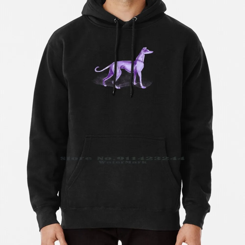 That One Purple Dog Shirt ( Wordless ) Hoodie Sweater 6xl Cotton Sam Winchester Spn Purple Dog Women Teenage Big Size Pullover