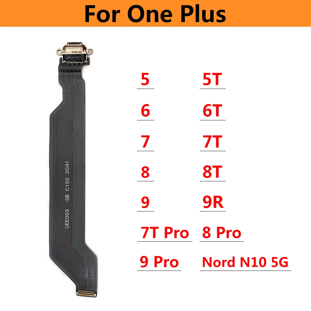 C타입 USB 충전 도크 포트 잭 커넥터 충전기 보드, 플렉스 케이블, Oneplus 3 5 5T 6 7 7T 8 9 Pro 9R Nord N10 5G 용