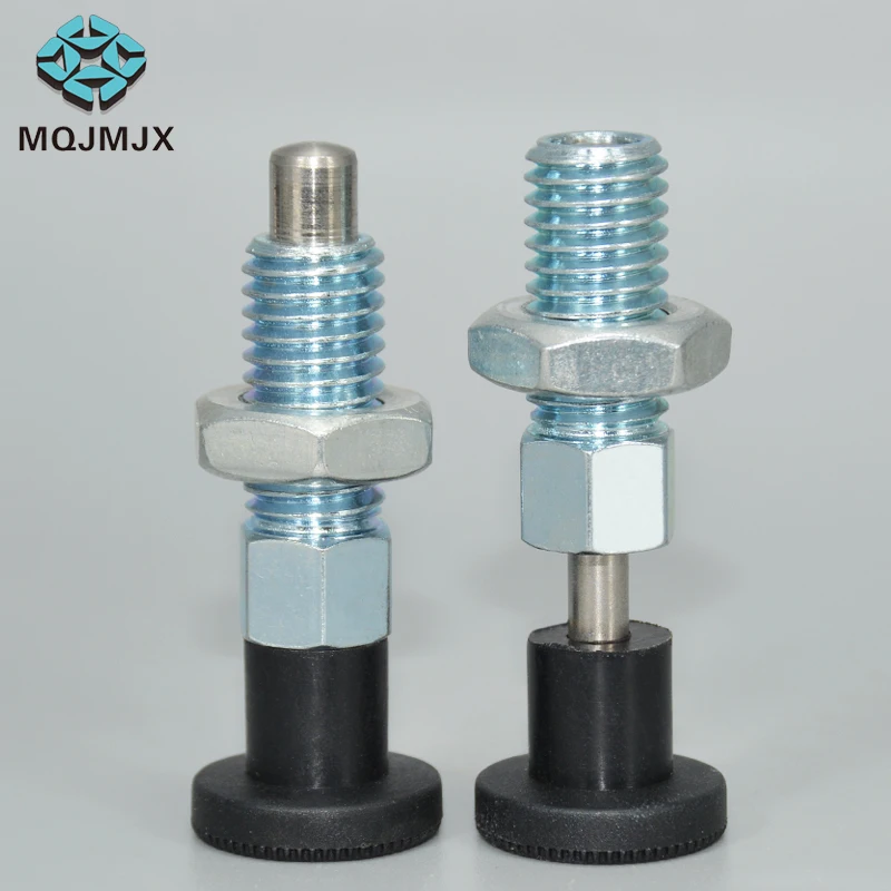 Index Plunger Stainless Steel 304 Pull Ring and Lock Nut Screw Index Plungers with Ring and Lock Pin M6 M8 M10 M12 M16