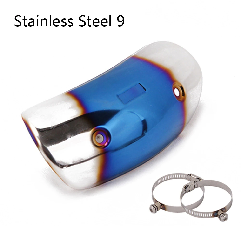 العالمي للدراجات النارية العادم Pipe الأنابيب الساق حامي الحرارة درع غطاء حماية الفولاذ المقاوم للصدأ ل Yoshimura AR SC AK النينجا 650 #5