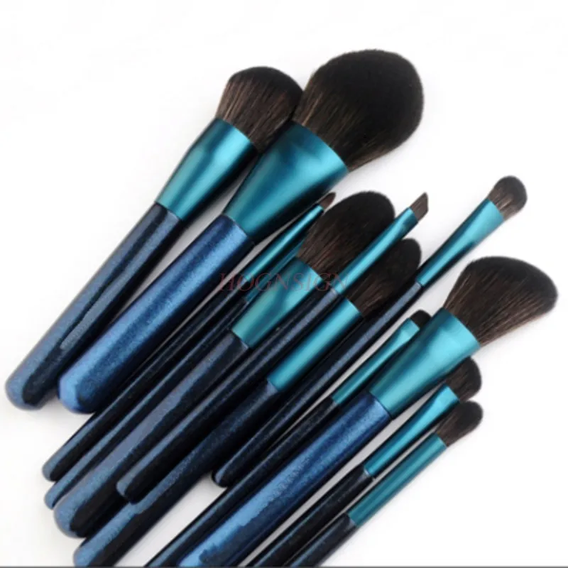 12 Pcs Makeup Brush Set Eye Shadow Blush Foundation High Gloss Brush Beginner Full Set Of Beauty Tools Sale