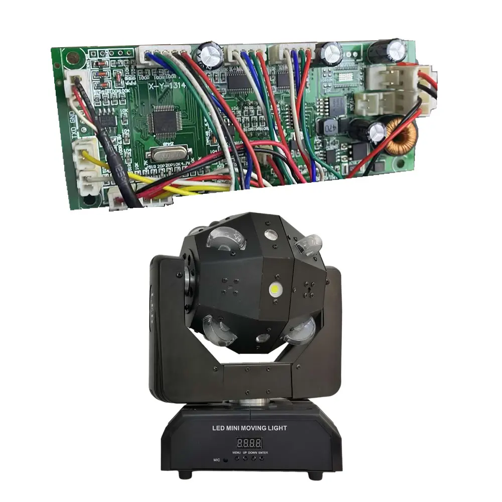 DMX Main Board Motherboard Mainboard For 16X3W RG Laser Stage Moving Head Light