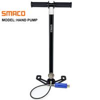 Smaco Scuba Diving Accessories High Pressure Hand Pump 4 Stage Air Gun Rifle Filling Stainless Steel Hand Air Pump Scuba Diving