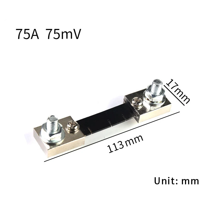 1PCS External Shunt FL-2B 75A/75mV Current Meter Shunt resistor For digital ammeter amp voltmeter wattmeter