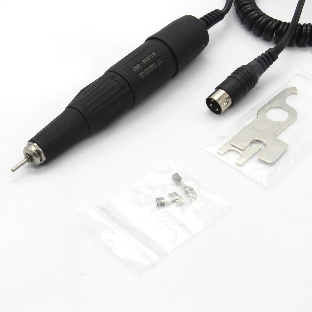 1pcs 45K RPM Dental Marathon Micromotor nail Polishing Handpiece 2.35mm SDE-H37LN
