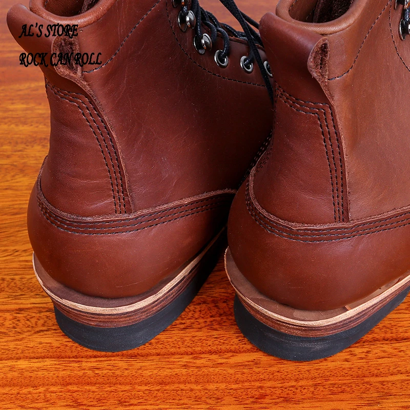XW400 RockCanRoll Super Quality Size 35-52 Handmade Goodyear Welted Durable Italian Cowhide Boots Custom Made Available