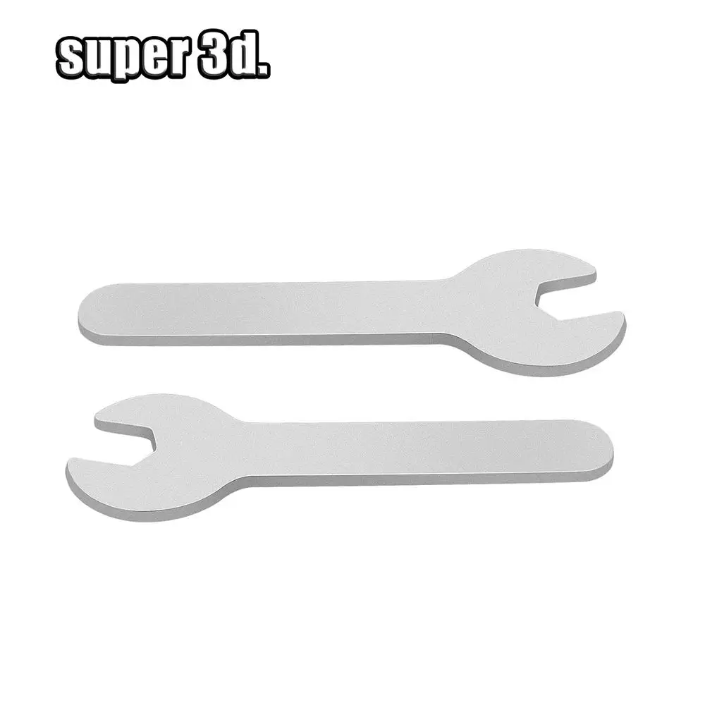 1Pc 6mm/7/8/10mm Opening Spanner Wrench Mini Adjustable Spanner for MK7/mk8 /V6/v5 Nozzles 3D Printer Tool  Spare Parts