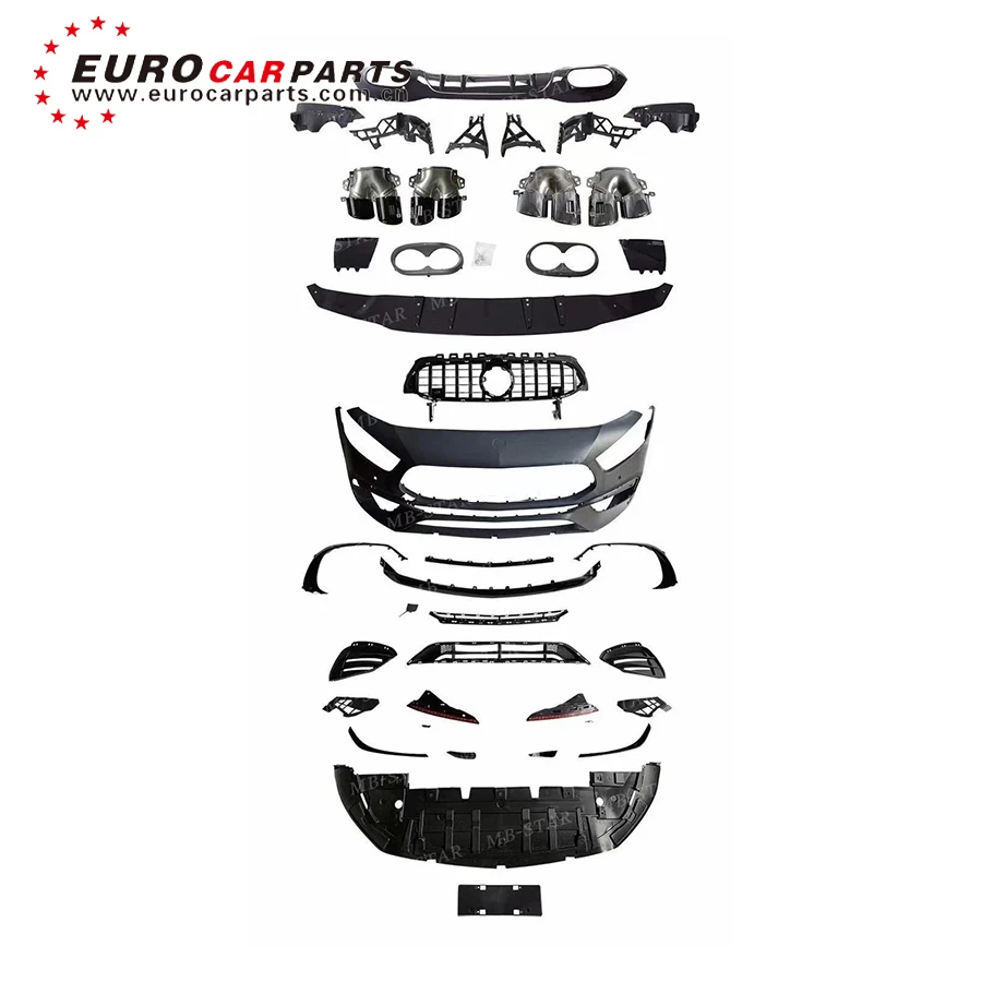 

2019 год, класс A W177 A45 S Ti, комплект кузова для автомобиля, обновленный набор, полный комплект для автомобильного кузова, запчасти для Facelift