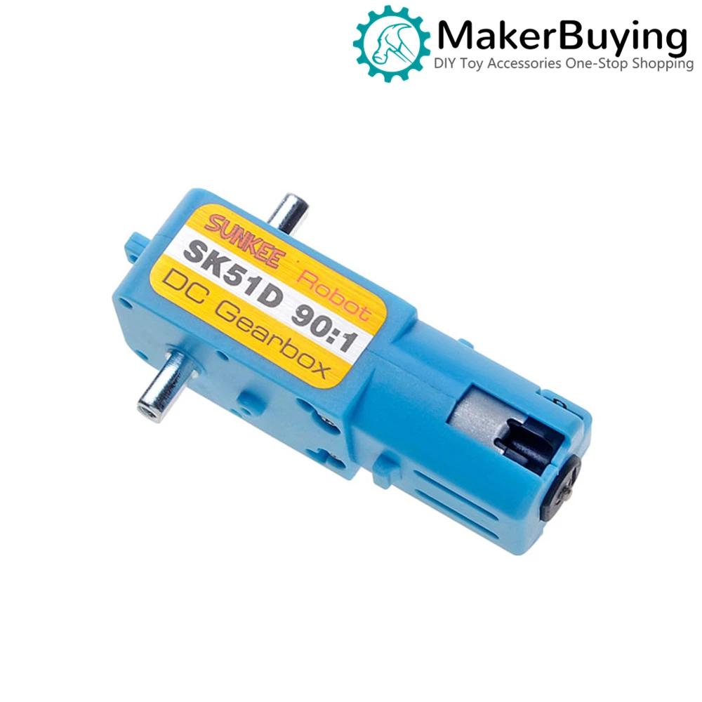 Moteur TT en métal, double arbre d'engrenage, 6V, 110/200RPM, jouet robot