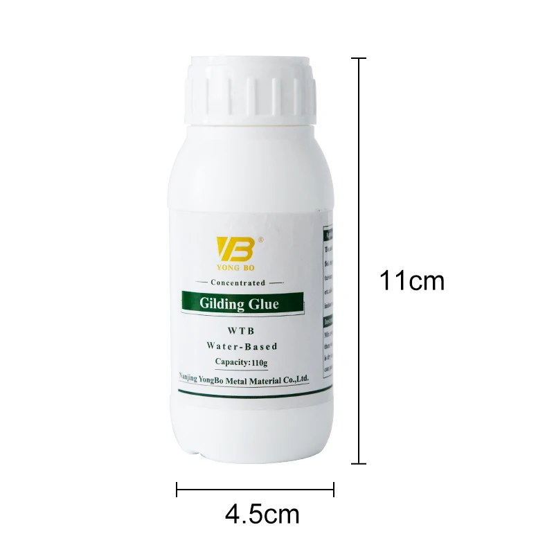 110グラム金メッキため金箔箔水ベースの接着剤金箔のシーツ芸術クラフト紙家の装飾diy金メッキ粘着