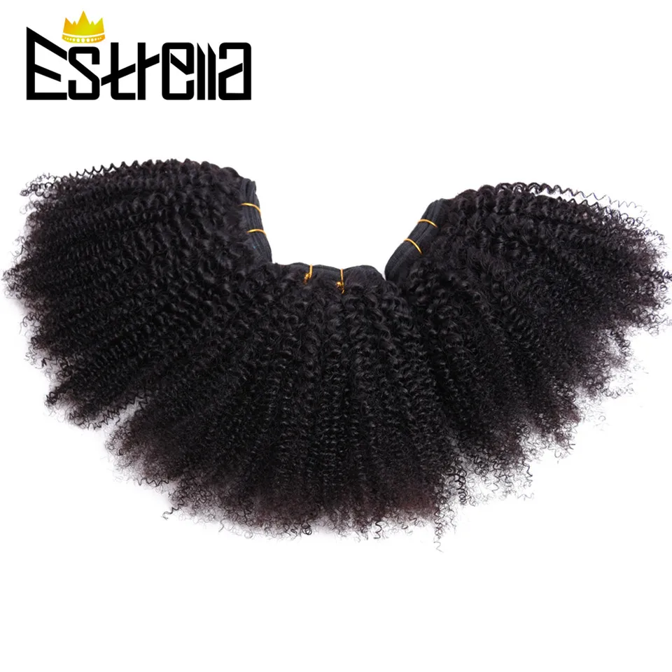 Afro Kinky Curly Hair Bundles 100% Human Hair Bundles Remy 6Pcs/Lot Mongolian Bundles Deal Afro Kinky Human Hair Extensions