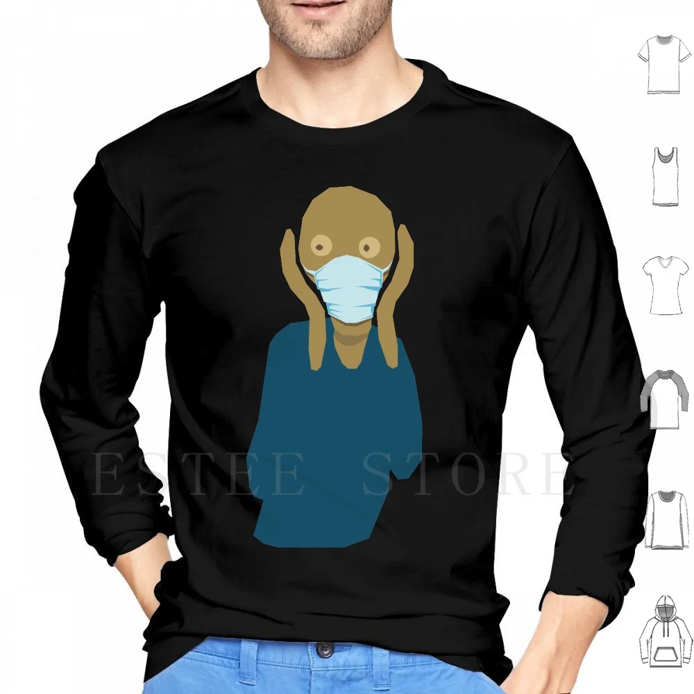 Munch Screams Safely Hoodies Edvard Munch The Scream Scream Parody Woodcut Safe Scream Munch Munch Parody The