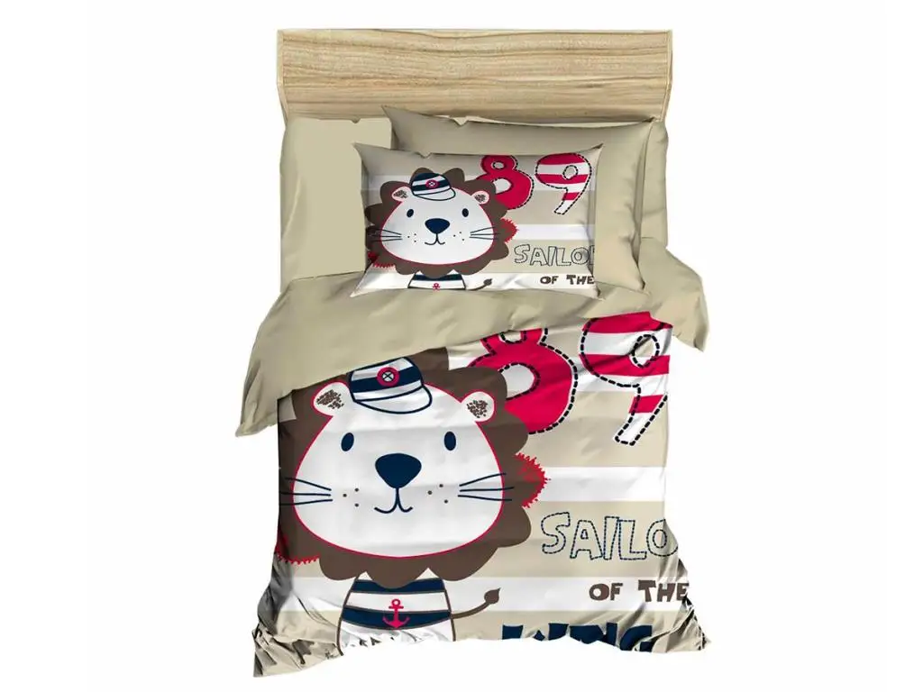 

Digital Printed 3d Baby Duvet Cover Set Sailor Coffee