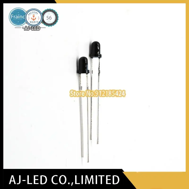 20pcs/lot QSC113 silicon phototransistor photosensitive infrared receiver tube wavelength 880nm angle ±4°black 3mm