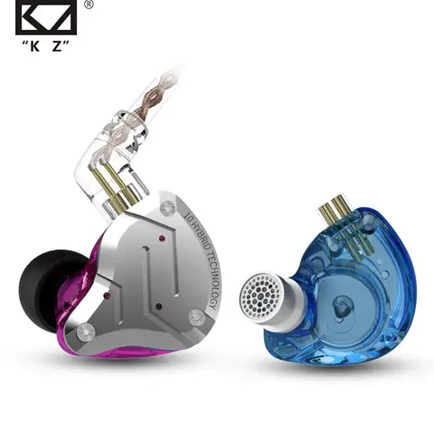 ZS10 Pro Hybrid Metal Earbuds with 10 Drivers KZ