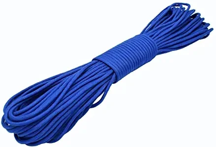 100 metri Cordini Di Sicurezza e 4 millimetri 7 Strand Nucleo Cordini Di Sicurezza di Tipo III 550 Parachute Corda Blu di trasporto di Campeggio