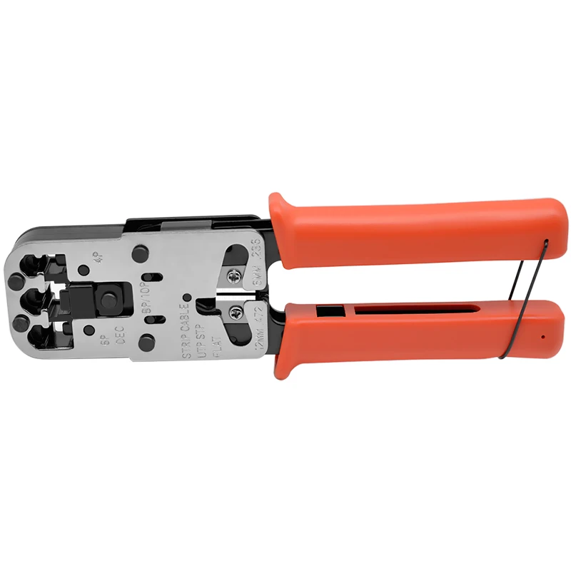 RJ45 Crimp Tool, 3-In Een Rj11 Rj12 RJ9 Crimper Voor Krimpen RJ-45 Connectors, telefoon Kristal Hoofd, Cut En Strip Kabels