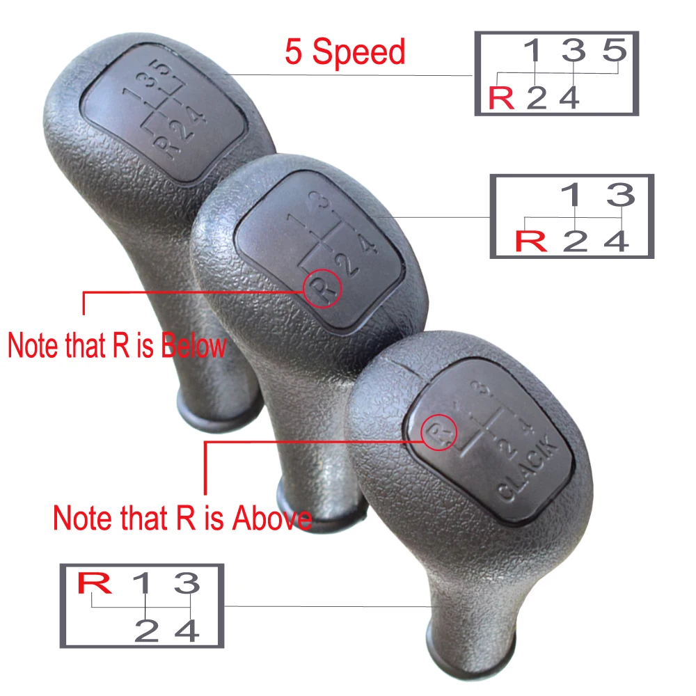 4/5 Speed MT Gear Shift Knob Lever Stick Pen For Mercedes Benz C E S Class W124 S124 W126 E190 W190 W201 W202 W123 W140 W463