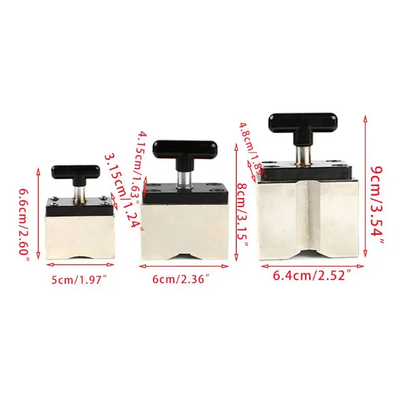 MWC2 60/120/185Kg Có Thể Chuyển Đổi Đế Từ Tính/Từ Hàn Gắn NdFeb Nam Châm Cho Hàn/Gỗ dụng Cụ