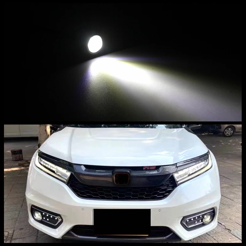 Yituancar 23mm LED Eagle Eye Car Fog DRL Day Light Styling Source Reverse Parking Turn Signal Waterproof Daytime Running Lamp