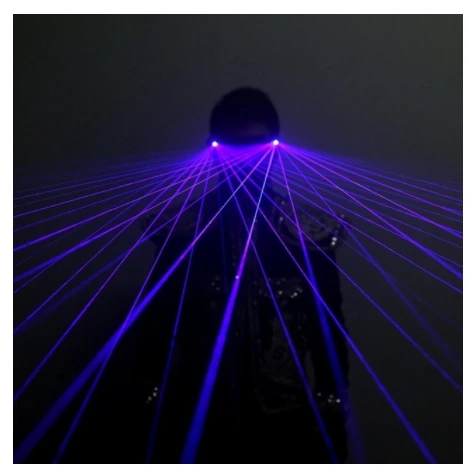 Performance glasses Stage party evening Red Green Blue Laser Glasses Laser dance future technology space show prop