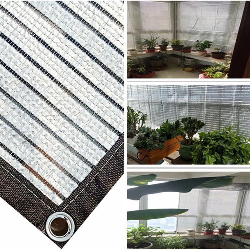 Aluminum Foil Sun Shade Net Silver 85% Shading Rate Sun Shelter Balcony Garden Flower Succulent Plants Awning