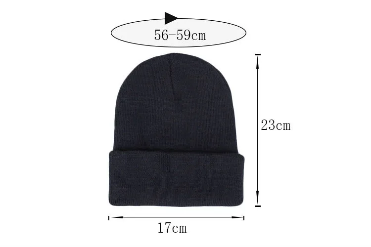 Winter Hats for Unisex New Beanies Knitted Solid Cute Hat Lady Autumn Female Beanie Caps Warmer Bonnet Men Casual Cap Wholesale