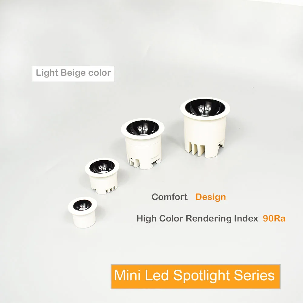 Modern Comfort Mini Small Spotlights Fixtures 2W-12W 0-10V TRIAC Deep COB Source Recessed Lamp for Landscape Room Restaurant