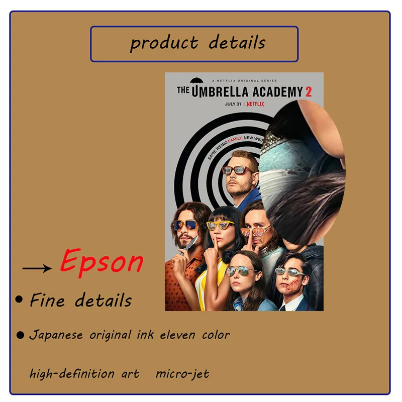Umbrella Academy Classic TV Comedy Poster Canvas Prints Retro Prints Modern Home Wall Art Decoration Room Mural Decoration - Image 5