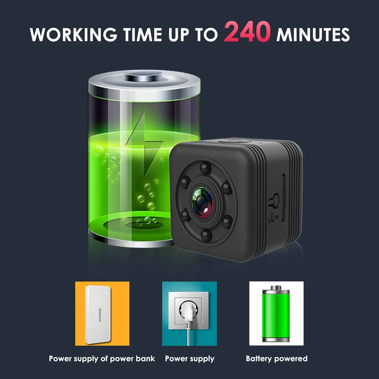 SQ29 Wifi Mini Camera HD Small Sensor Night Vision Camcorder Sport DV Micro Camera With Waterproof Shell Support Hidden TF Card
