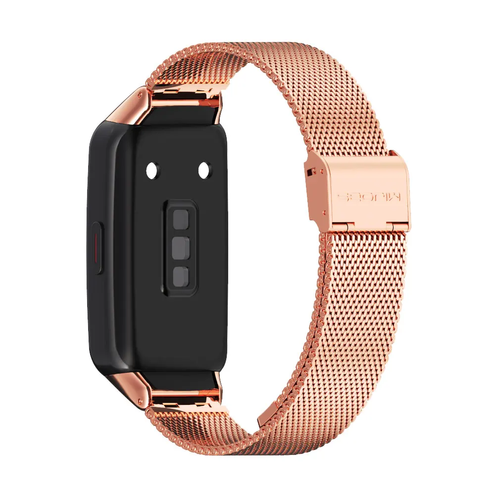 For Huawei Band 6 Strap for Honor Band 6 Bracelet Silicone Metal Wristbands Replacement for Huawei Band 6 Pro