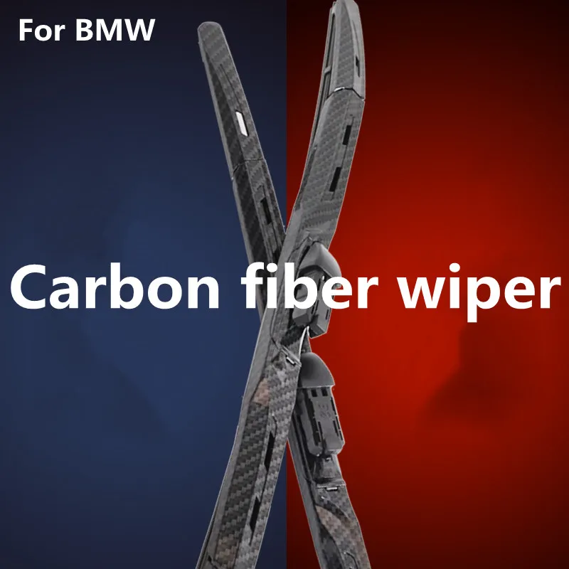 Suitable for BMW X3 Black Samurai modified carbon fiber wiper X4 wiper mid-net appearance front face decoration accessories